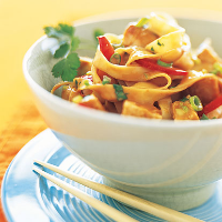 Chicken with Peanut Noodles