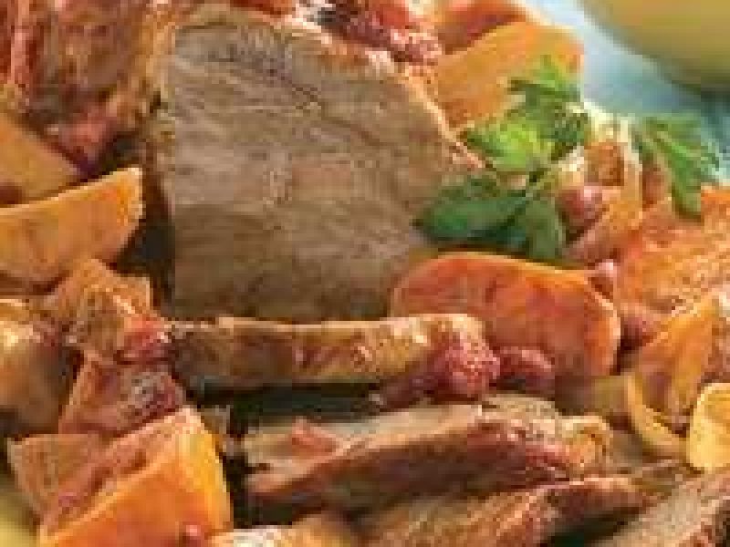 Slow Cooker Maple Sage Pork Roast