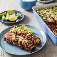 Ground Beef and Cheese Enchiladas